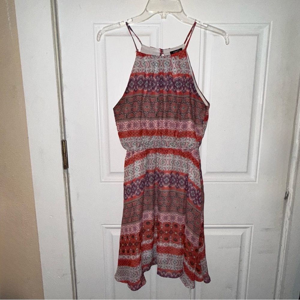 Rue21 Boho Patterned Mini Sleeveless Dress